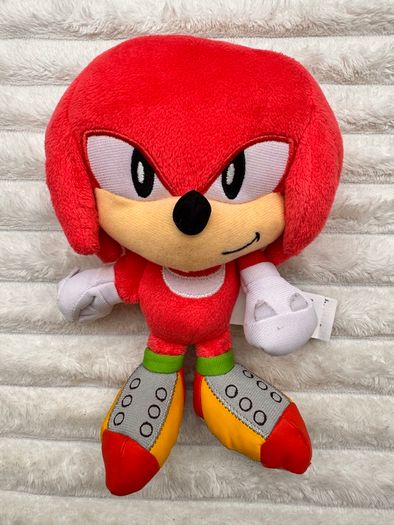 Sonic The Hedgehog Knuckles Plush Soft approx. 20 cm. Used Please see photos