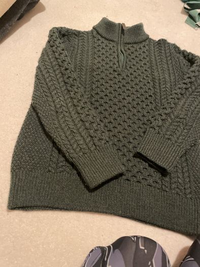 Original Aran Co wool jumper Medium