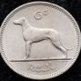 [#376] - Ireland 1963 | Irish 6p | Six Pence | Wolfhound | KM.13a | High Grade Image 2