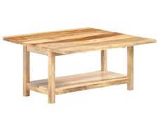 Extendable Coffee Table 90x(45-90)x45 cm Solid Mango Wood