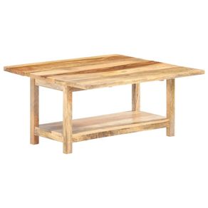 Extendable Coffee Table 90x(45-90)x45 cm Solid Mango Wood