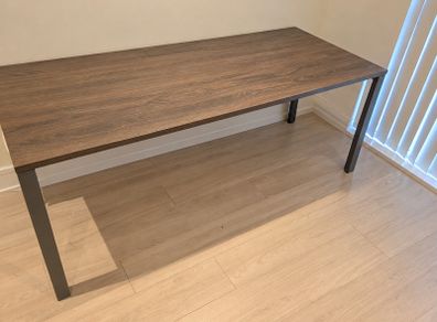 Herman Miller Office Desk 180 x 75 cm Dark Woodgrain