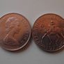 Great Britain. 2 Coins@25 New Pence (1977&1980) Image 2