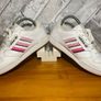 Adidas Continental 80 Ladies White Leather Pink Stripes Trainers UK5 EUR38 Image 4
