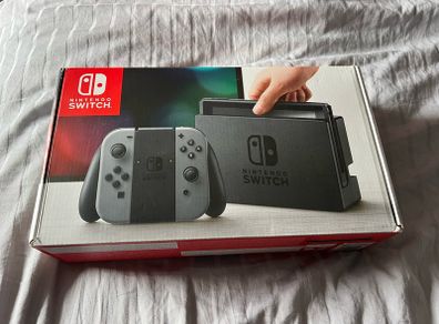 Nintendo Switch 1 (Black) - Boxed (no manuals) + 1 game (The Outer Worlds) & 8GB SD card