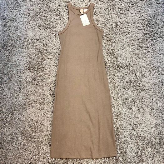 Khaki Body-con Dress