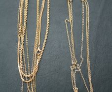 Gold Chain with Small Cross Pendant (15 each)
