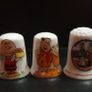 Collection of Cartoon Character Bone China Thimbles Image 3