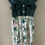 Hi lo floral green ruffle dress 4-5 years Image 2