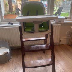 wooden high chair