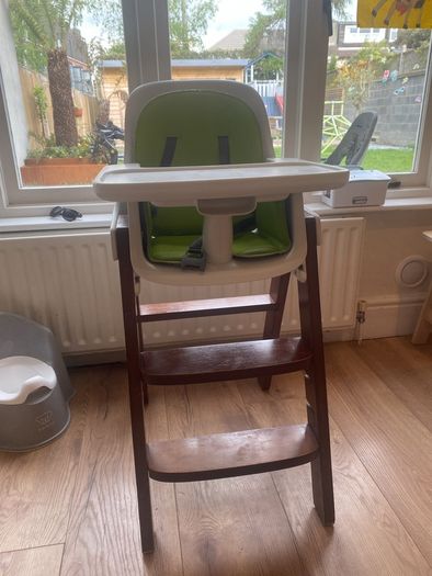 wooden high chair