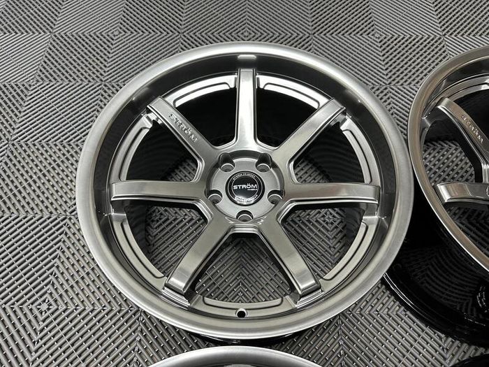 18" Inch Strom DS15 Drift Alloy Wheels 5x114.3 Nissan silvia skyline RX7 MX5 R32 R33 lexus IS200