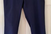 Navy Capri Trousers by Carolyn Donnelly