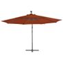 Cantilever Umbrella with LED Lights Terracotta 350 cm Image 2