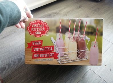vintage mini bottle set