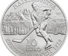 Slovakia 10 Euro Silver (.900) Shiny Coin 2025 - 100th anniversary of the first international sports tournament in the territory of the Slovak Republic the Ice Hockey European Championship
