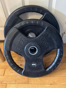 2 x 25KG Bolt Olympic Weight Plates
