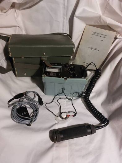 Vintage Yugoslavian Military Radiation Detector DR-M3 Geiger Counter (Working)