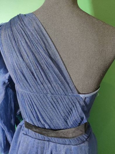 Navy long dress size M-L TS couture atelier designer special occasion  dress
