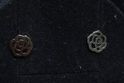 14K Gold Rose Flower Stud Earrings  Delicate Floral Design
