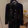 Karen Millen Black Velvet Military Coat Image 5