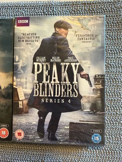Peaky Blinders - Series 3+4. DVD Sets. Sealed.