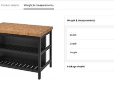 ikea kitchen island unit and storage shelving units