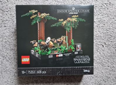 lego star wars 75353 endor speeder chase