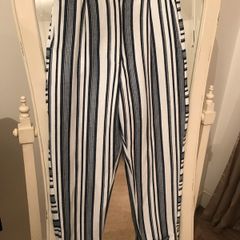 Super Smart Linen Mix Ankle Grazers size 10