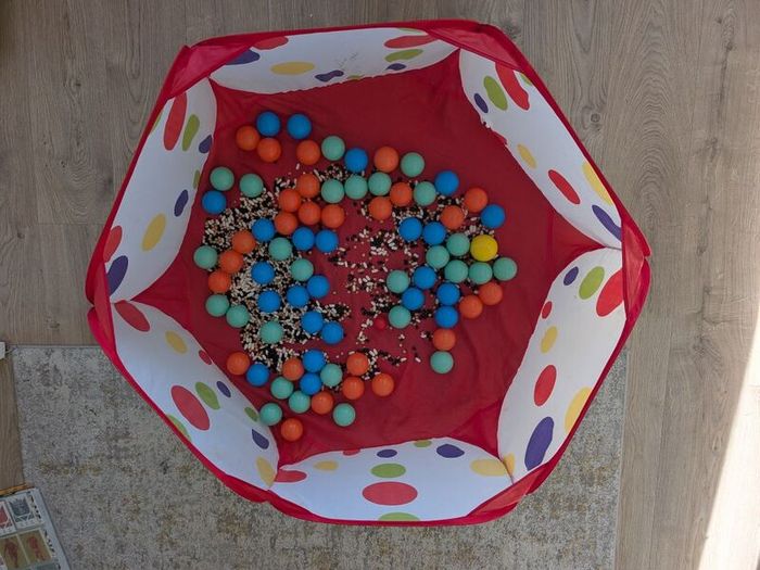 Ball pit with balls