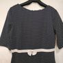 Paper Dolls navy white polkadot Mini dress size 16 Postage included Image 4