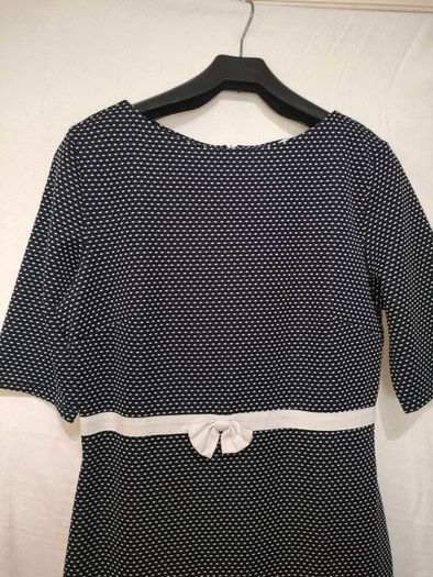 Paper Dolls navy white polkadot Mini dress size 16 Postage included
