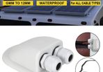 Caravan Solar Car Junction Box Cable Entry Gland Box Roof Wire Entry Cable Connector Holder Dual Hole