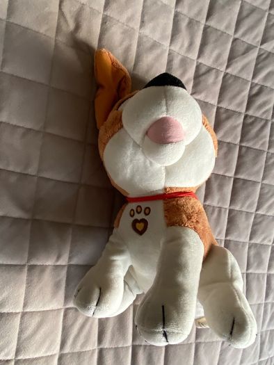 Paw patrol chase backpack soft toy with extra pup
