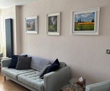 IKEA Landskrona Suite - 3-Seater Sofa, 2 Armchairs & Footstool