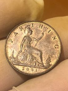 1881 Farthing Victoria