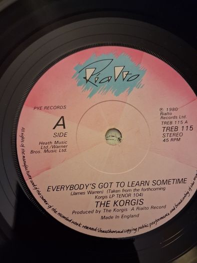 The Korgis - Everybodys got to learn sometime - 7" - 1980