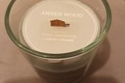 Amberwood 450g glass jar scented candle