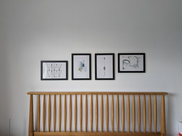5 black frames 21x30cm