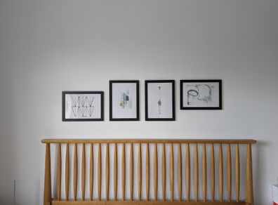 5 black frames 21x30cm