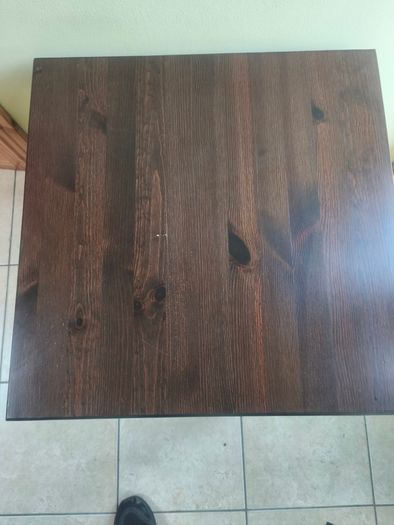 IKEA MARKOR Wooden Side Table with Lower Shelf Dark Brown