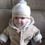 Georgous Porcelain/Ceramic Winter Doll Image 2