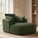 Softy Compressed Indoor Lounge Sofa Chair - Green