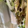 Lime Green and White Dress (Size 10-12) Image 2