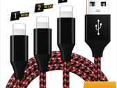1M/2M/3M USB Lightning Cable For iPhone 7 8 12 13 X 11 Pro Long Charger Charging Fast Lead 1m 2m 3M