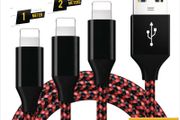 1M/2M/3M USB Lightning Cable For iPhone 7 8 12 13 X 11 Pro Long Charger Charging Fast Lead 1m 2m 3M