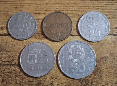 Portugal, 5 Coins - free standard postage