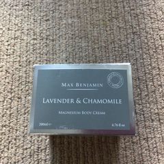 New Max Benjamin lavender and chamomile body cream