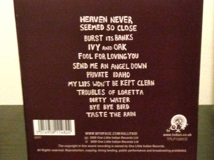 Kill It Kid Kill It Kid CD Album