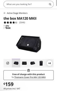 The Box MA 120 MKII Active Speaker